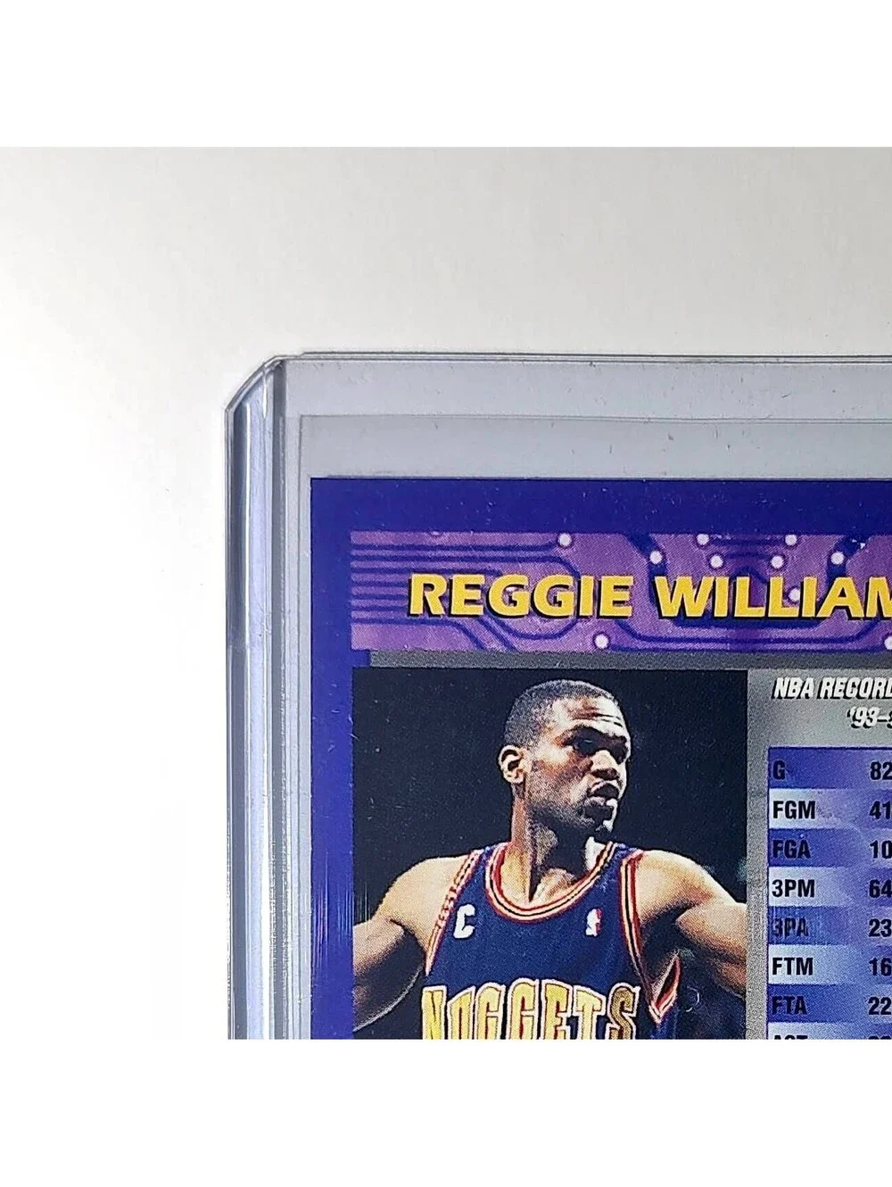 Reggie Williams 1994-95 Topps Finest #189 Basketball Card